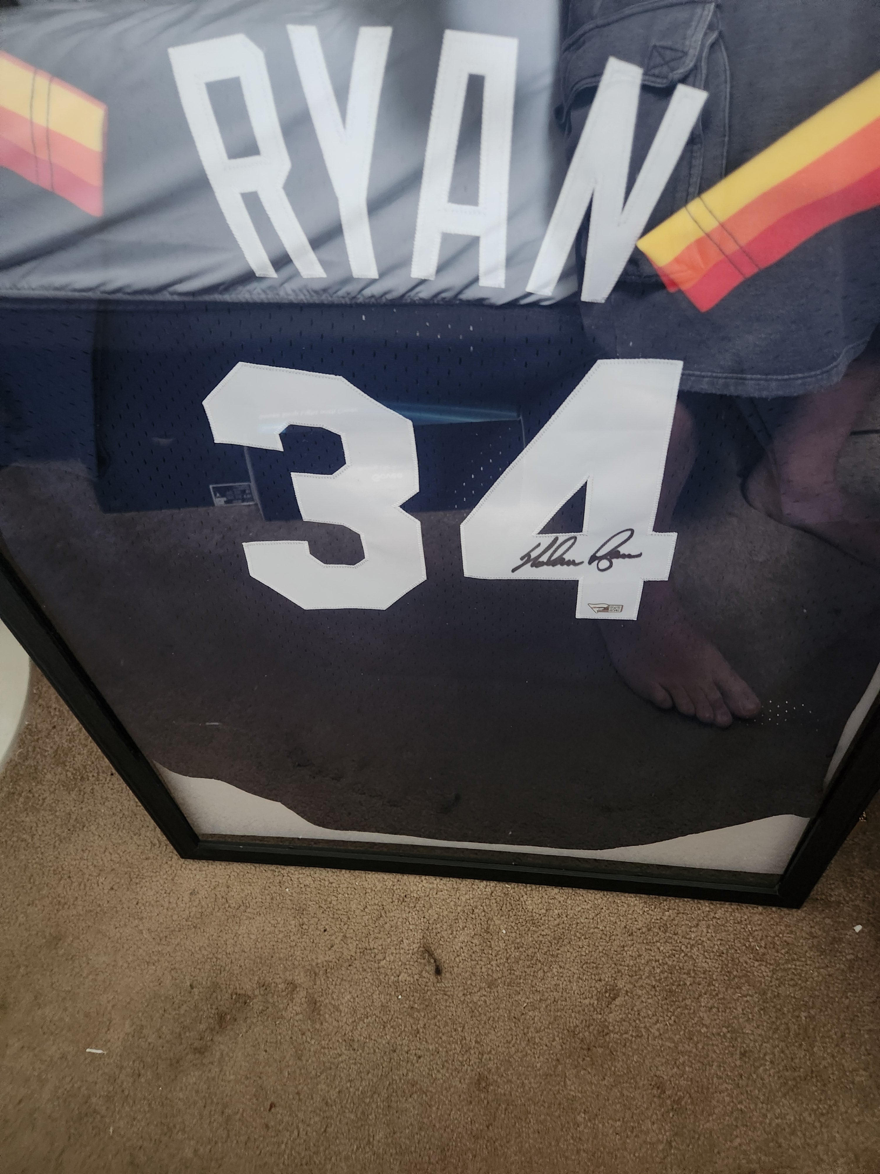 Nolan Ryan Houston Astros Jersey – Dual Signed (Fanatics & Beckett)