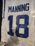 Peyton Manning Indianapolis Colts White Jersey – Autographed (Beckett)