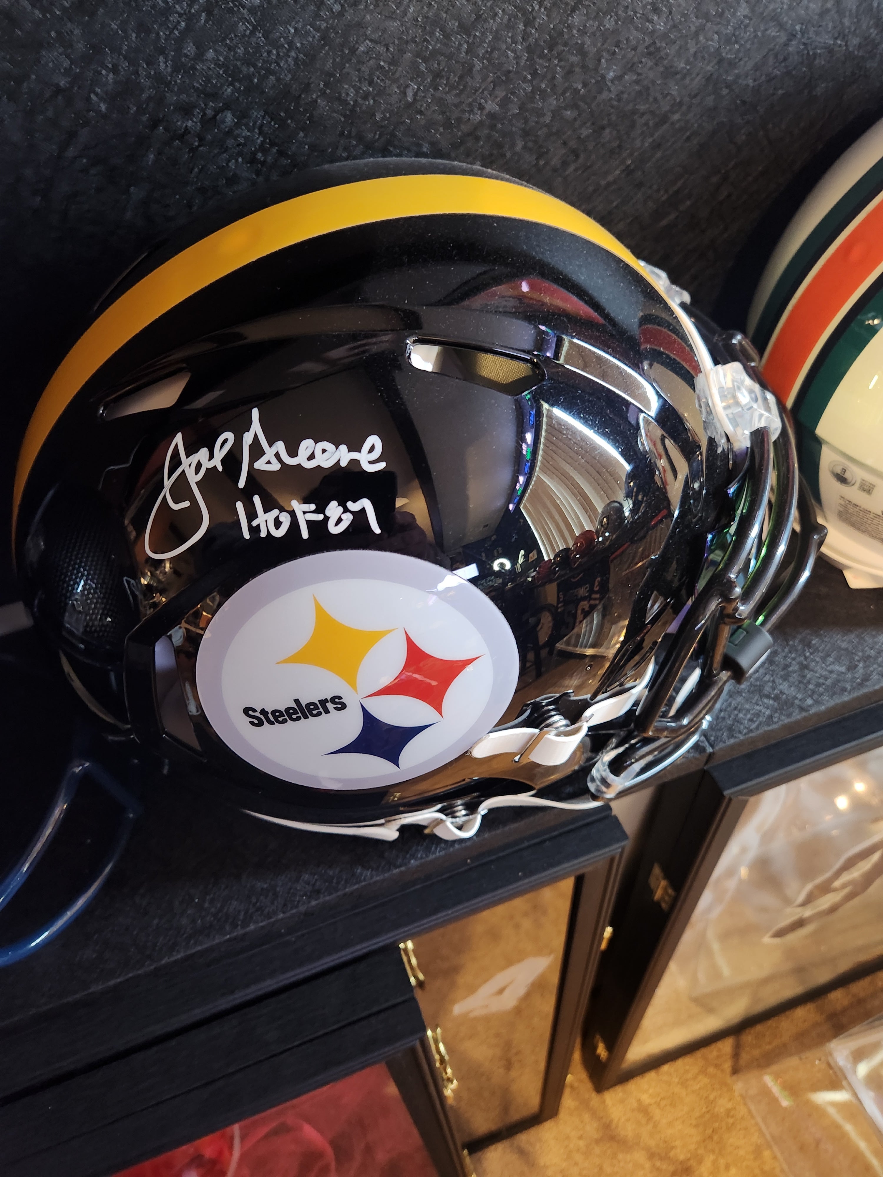 Mean Joe Green Authentic Helmet