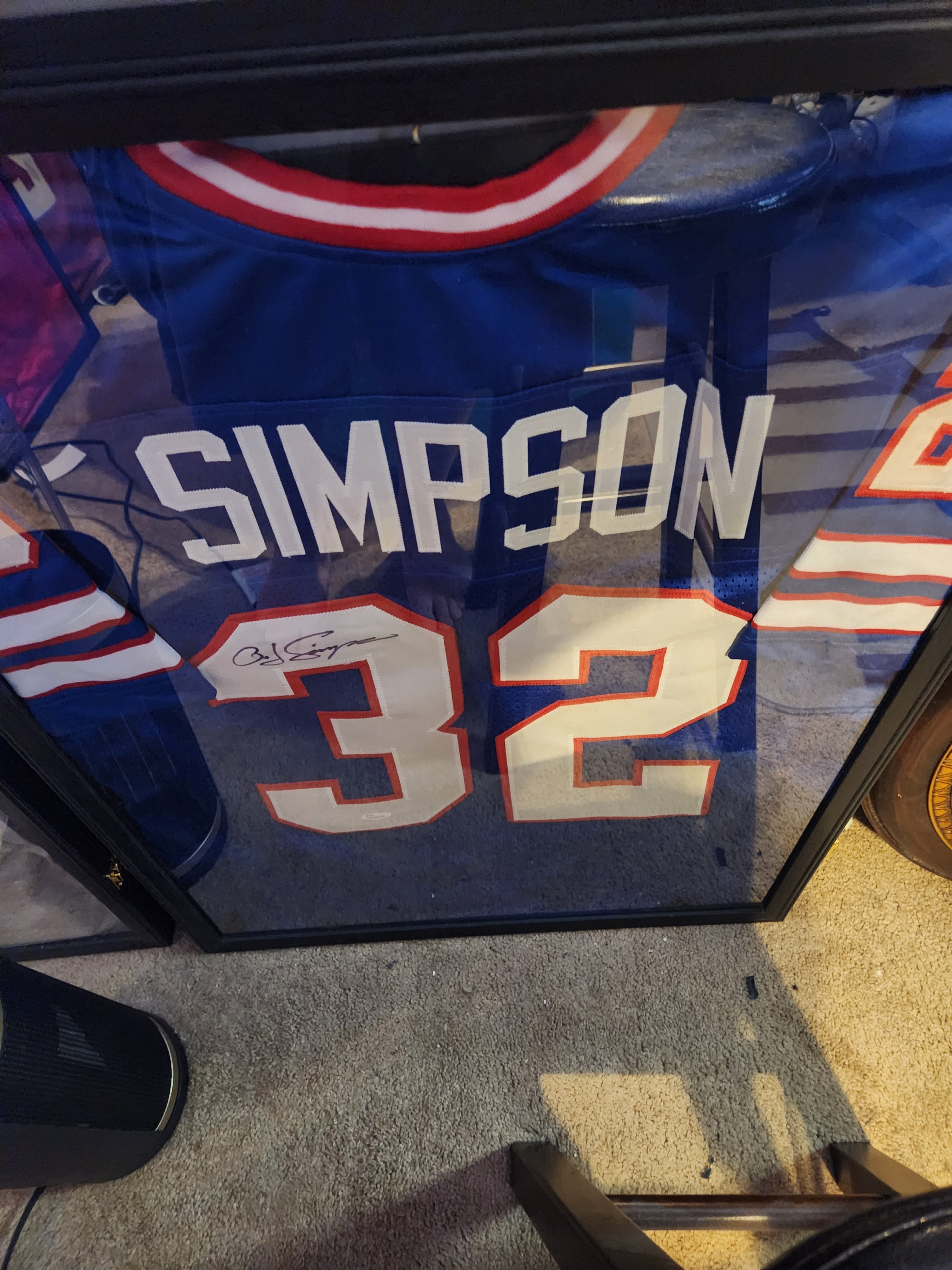 OJ Simpson blue home jersey