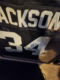 Bo Jackson Los Angeles Raiders Home Black Jersey – Autographed