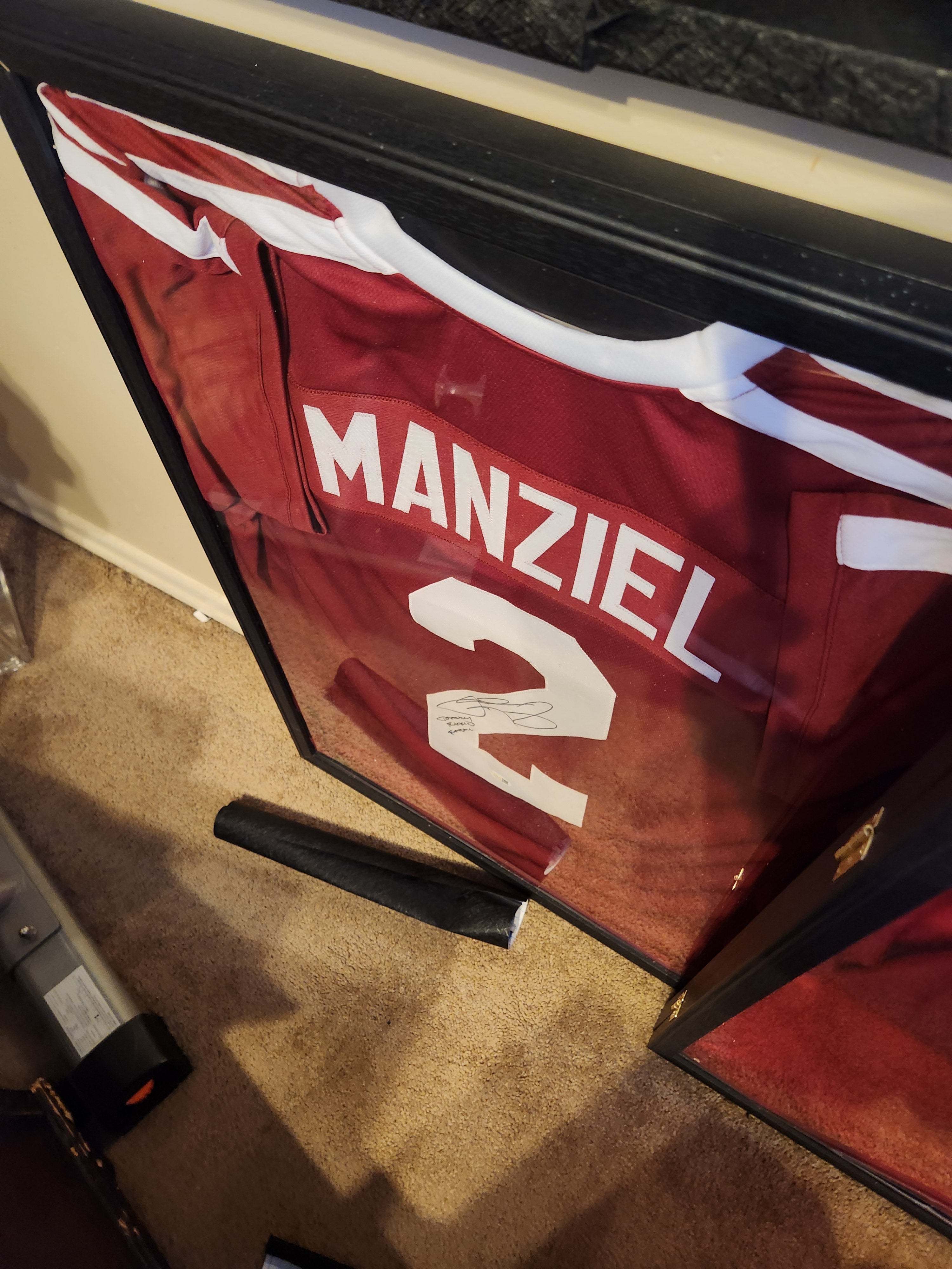 Johnny Manziel Texas A&M Home Jersey – Autographed & Inscribed "Johnny F***ing Football"