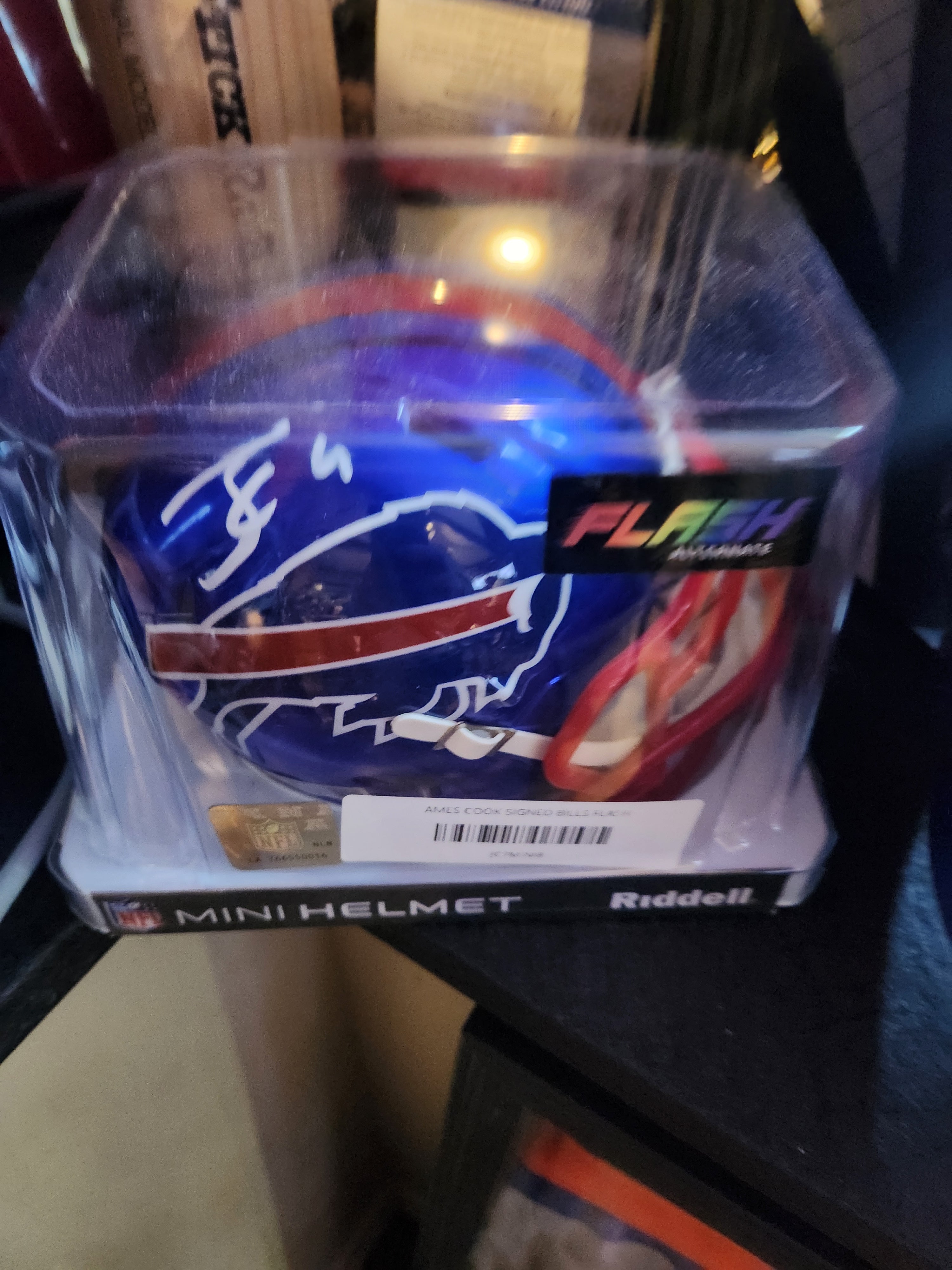 James Cook Buffalo Bills Flash Mini Helmet – Autographed (Beckett)