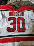 Martin Brodeur New Jersey Devils Away White Jersey – Autographed