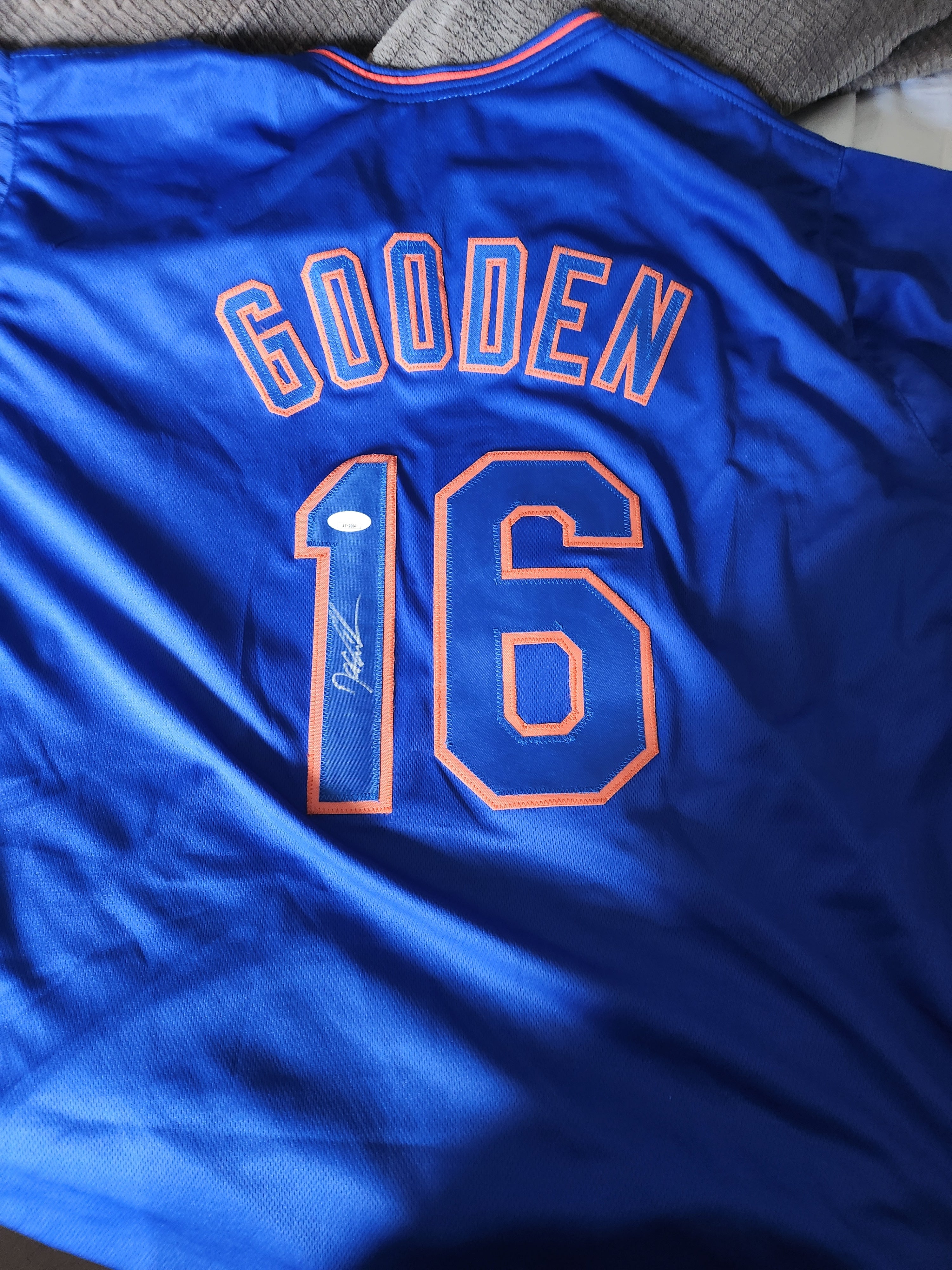Doc Gooden Home Blue Jersey