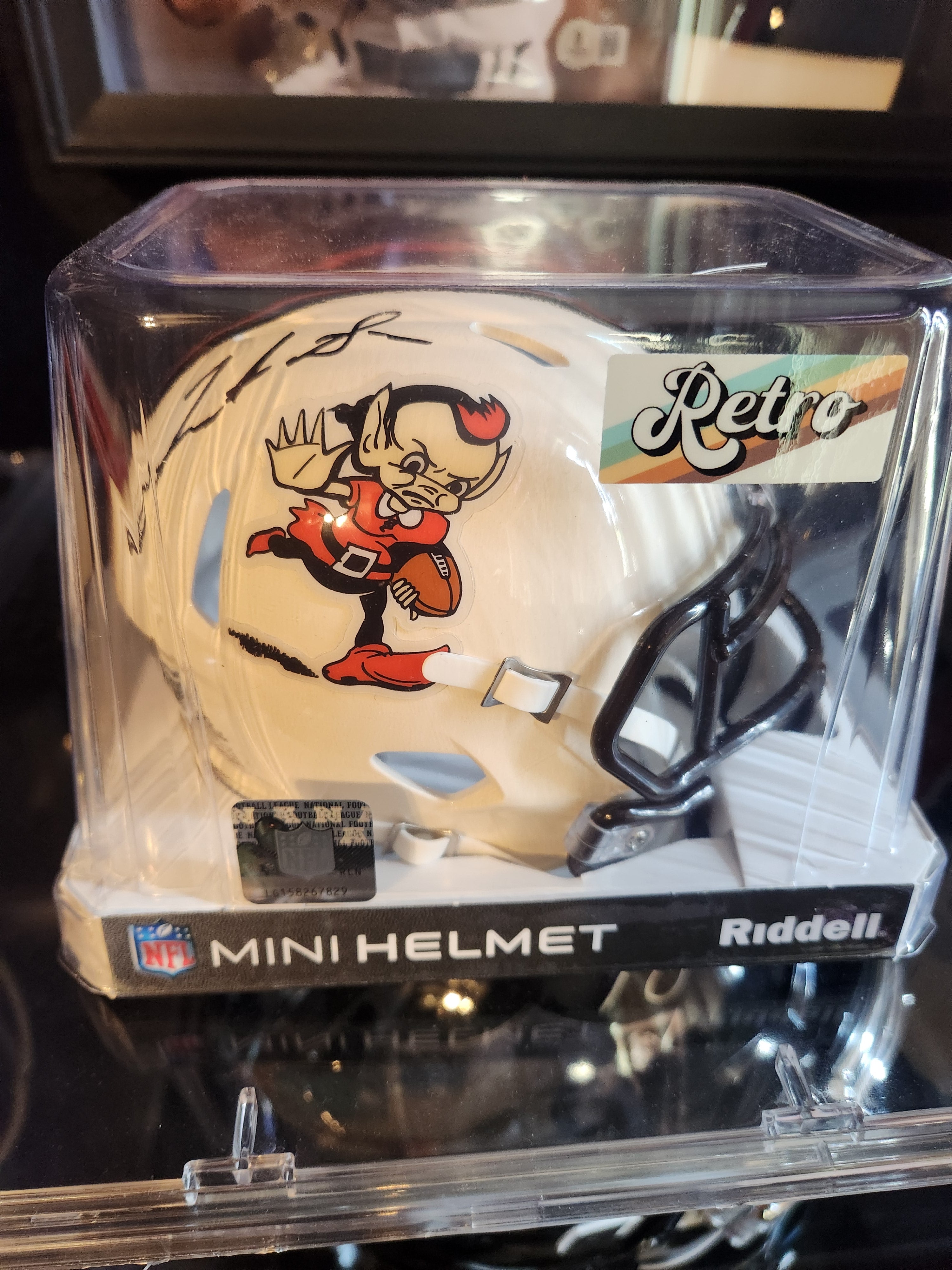 Josh Gordon Autographed Cleveland Browns Retro Mini Helmet – Beckett Certified