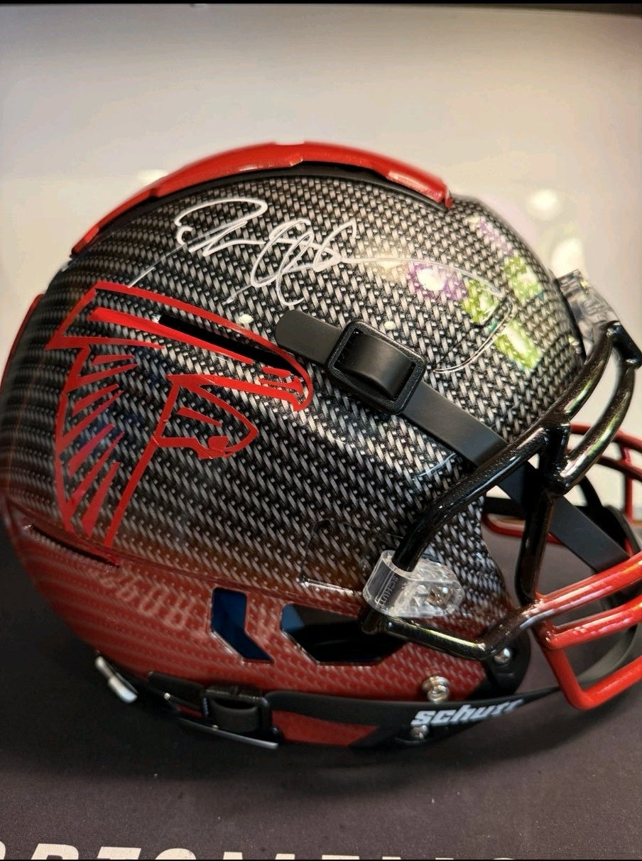 Deion Sanders Atlanta Falcons Hydro Dipped F7 Full Size Helmet